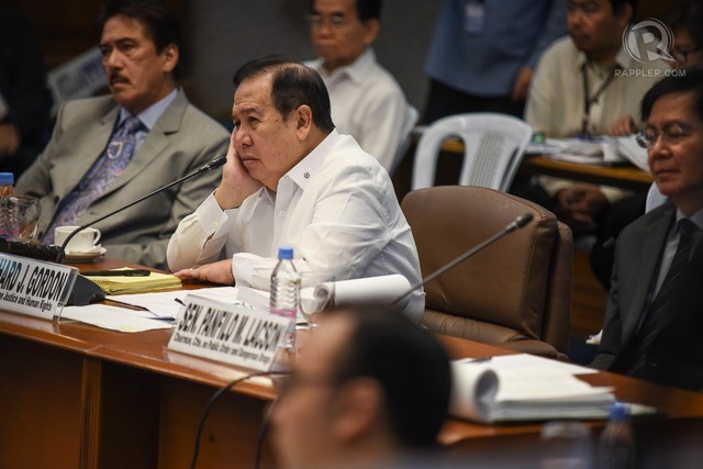 Thượng nghị sĩ Richard Gordon khuyên Tổng thống Duterte nên bớt nói luyên thuyên.