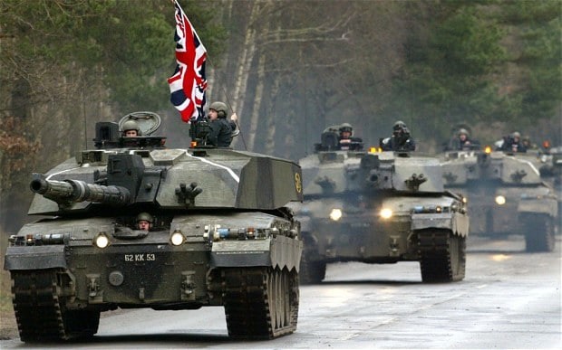 Quân đội Anh tập trận đề phòng chiến tranh với Nga
