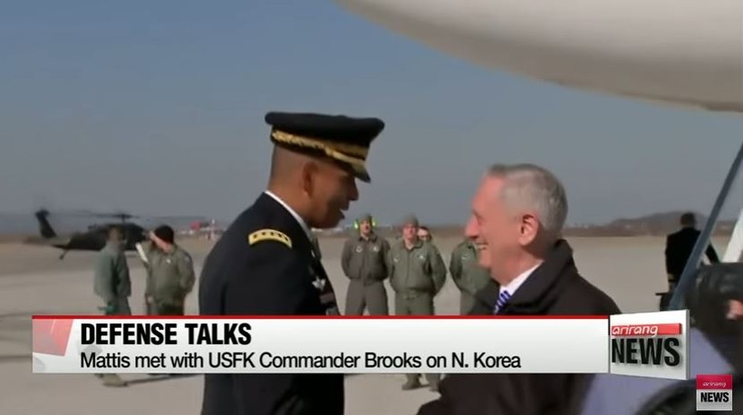 Bộ trưởng QP Mỹ James Mattis đến Hàn Quốc, sẽ có thông điệp quan trọng 