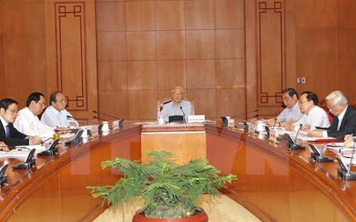 Tổng bí thư Nguyễn Phú Trọng chủ trì cuộc họp của Thường trực Ban Chỉ đạo