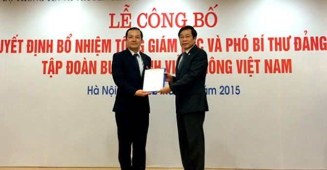 Bộ trưởng Nguyễn Bắc Son trao Quyết định bổ nhiệm cho ông Phạm Đức Long