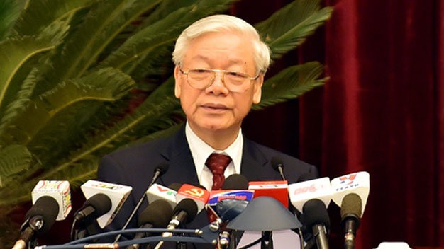 Tổng Bí thư Nguyễn Phú Trọng phát biểu khai mạc hội nghị 