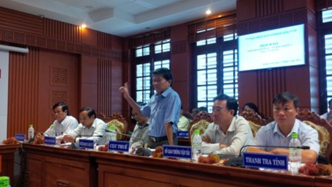 Ông Ngô Bốn, Cục trưởng cục thuế Quảng Nam nói về việc nợ thuế của hai công ty vàng.