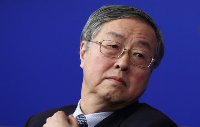 Thống đốc NHTW Trung Quốc Chu Tiểu Xuyên (Ảnh: Bloomberg)