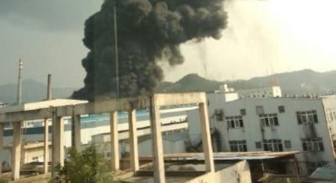 Lại thêm nhà máy hóa chất ở phía đông Trung Quốc phát nổ