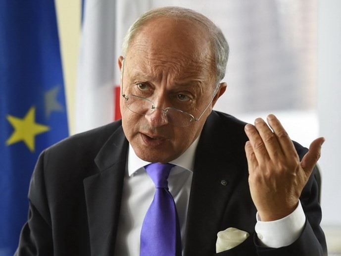 Ngoại trưởng Pháp Laurent Fabius nói Nga chỉ nói suông trong cuộc chiến chống IS - Ảnh: Reuters