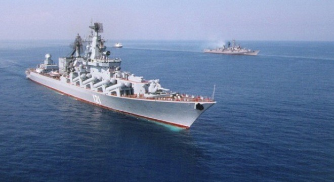 Các chiến hạm của Nga ở biển Địa Trung Hải. Ảnh: Sputnik