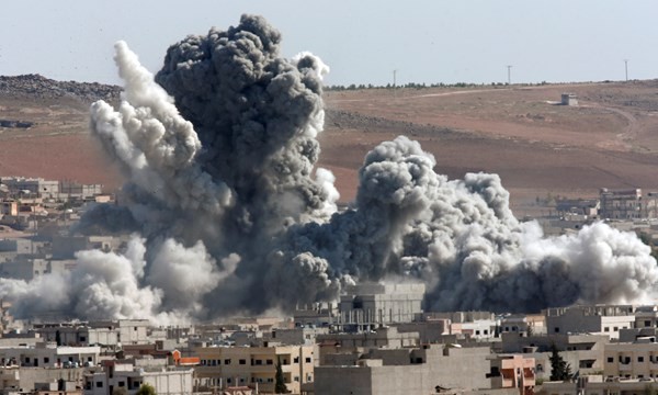 Một vụ không kích của liên quân tại Syria