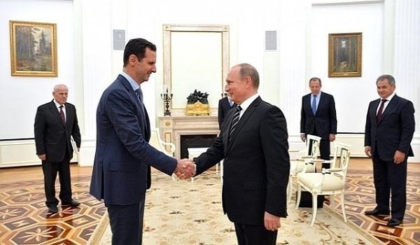 Tổng thống Nga Putin và Tổng thống Syria al-Assad