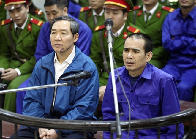 Dương Chí Dũng (nguyên Chủ tịch HĐQT Tổng Công ty Hàng hải Việt Nam, nguyên Cục trưởng Cục hàng hải, Bộ GTVT) bị tuyên án tử hình về tội Tham ô tài sản. Ảnh:  Tuổi Trẻ.