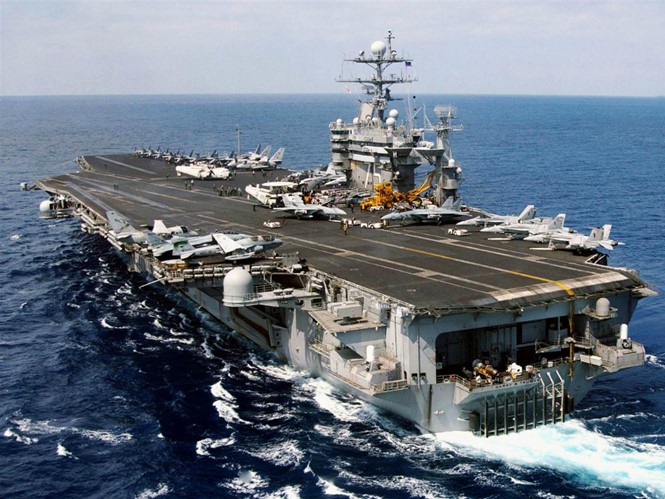 Tàu sân bay USS Harry S. Truman - Ảnh: Hải quân Mỹ