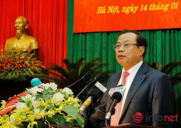 Đồng chí Phạm Quang Nghị, Ủy viên Bộ Chính trị, người chỉ đạo Đảng bộ Thành phố Hà Nội.