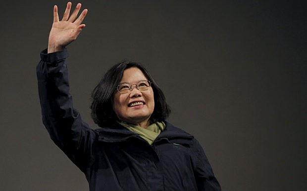 Bà Thái Anh Văn đã giành chiến thắng trong cuộc bầu cử người đứng đầu chính quyền Đài Loan (Trung Quốc).