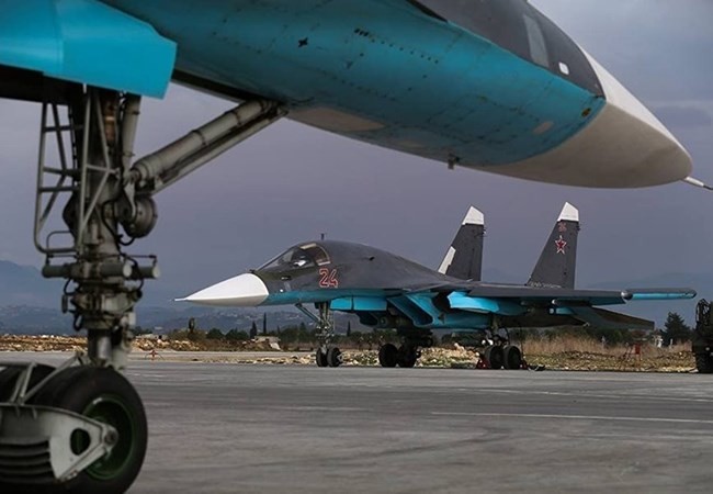 Chiến đấu cơ Su-34 Nga tham chiến tại Syria