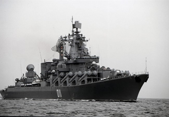 Clip đẹp về Tuần dương hạm Varyag của Nga trực chiến tại Syria 