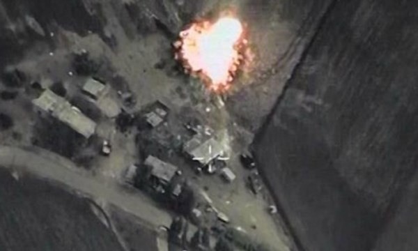 Một cuộc không kích của Nga tại Syria.