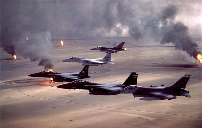 Không quân Mỹ trong chiến dịch "Bão táp sa mạc".