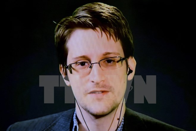 Cựu nhân viên tình báo Mỹ Edward Snowden. (Nguồn: Reuters/TTXVN))