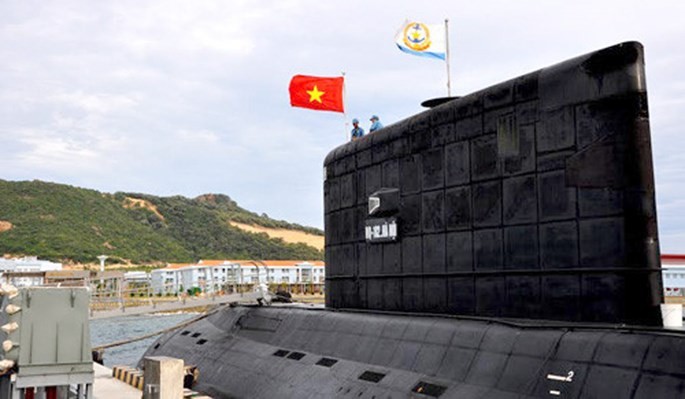 Tàu ngầm Kilo mang tên Hà Nội, chiếc tàu ngầm đầu tiên của Hải quân Việt Nam - Ảnh: Mai Thanh Hải