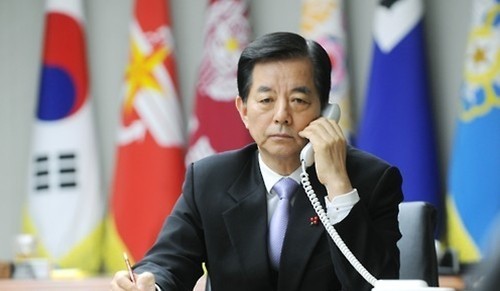 Bộ trưởng Quốc phòng Hàn Quốc Han Min-koo.