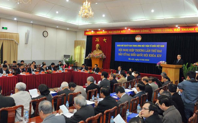 Đoàn Chủ tịch Uỷ ban Trung ương Mặt trận Tổ quốc Việt Nam tổ chức hội nghị hiệp thương để thoả thuận lập danh sách sơ bộ những người ứng cử đại biểu Quốc hội khoá 14.