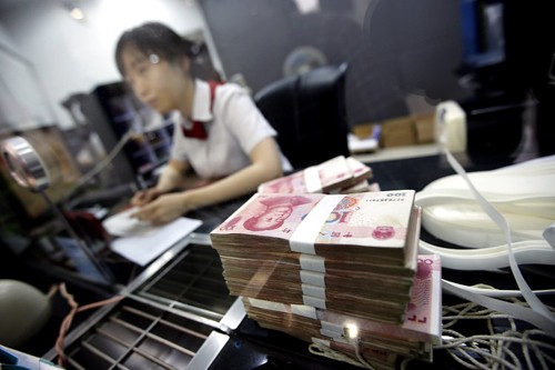 Trung Quốc đang đối mặt với tình trạng chảy máu vốn. Ảnh: AFP