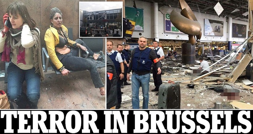 Brussel rung chuyển bởi loạt vụ tấn công khủng bố đẫm máu