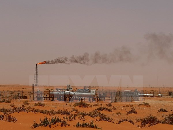 Cơ sở khai thác dầu của Công ty Aramco ở Khouris, Saudi Arabia ngày 23/6/2008. (Nguồn: AFP/TTXVN)