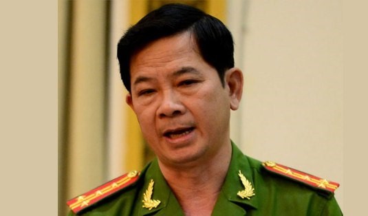 Đại tá Nguyễn Văn Quý - Trưởng Công an huyện Bình Chánh. Ảnh: Tuổi Trẻ
