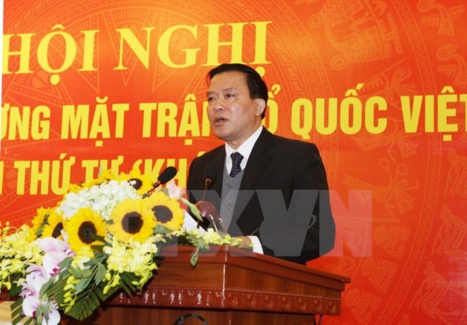 Phó Chủ tịch Ủy ban Trung ương MTTQ Việt Nam Nguyễn Văn Pha. 