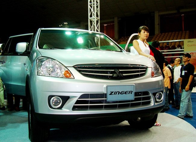 Một mẫu xe Zinger được Mitsubishi Việt Nam giới thiệu ra thị trường trước đây. Ảnh minh họa: Quốc Hùng
