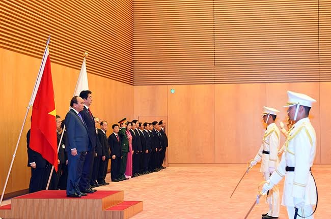 Nhật Bản dành cho Thủ tướng Nguyễn Xuân Phúc sự đón tiếp vượt thông lệ