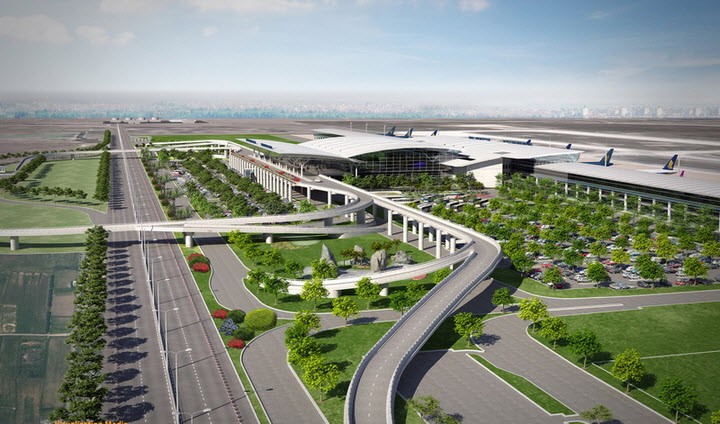 Phối cảnh quy hoạch dự án sân bay Long Thành