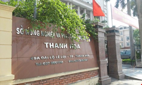  Sở NN&PTNT tỉnh Thanh Hóa