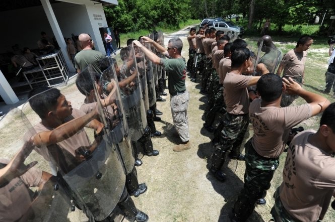 Lực lượng thủy quân lục chiến Mỹ huấn luyện nâng cao cho binh sĩ Thái Lan - Ảnh: US Marines