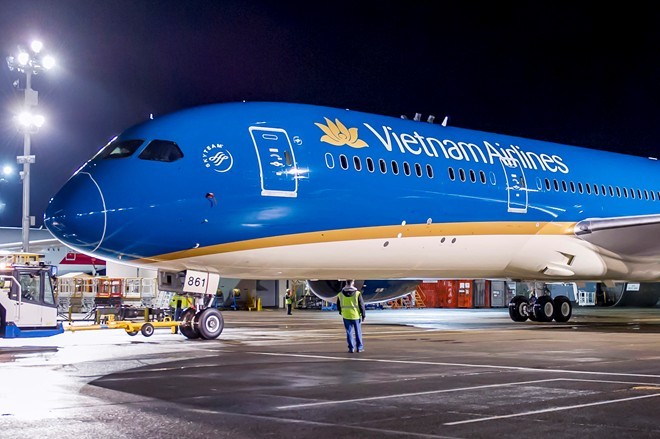 Máy bay Boeing 787 của Vietnam Airlines. Nguồn: internet