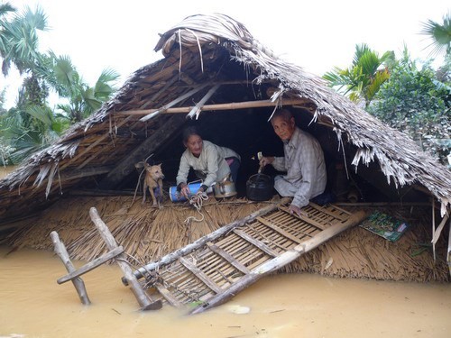 Lũ lụt gây thiệt hại nghiêm trọng cho miền Trung trong năm 2016. Ảnh: Internet