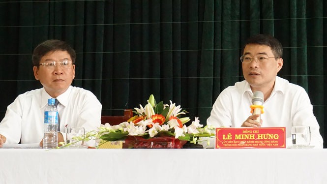 Thống đốc Lê Minh Hưng chỉ đạo công tác sắp tới của hệ thống ngân hàng - Ảnh: MINH TỰ