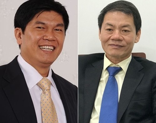 Các ông Trần Đình Long và Trần Bá Dương - hai tỷ phú USD mới của Việt Nam. Ảnh Thaco và Hòa Phát