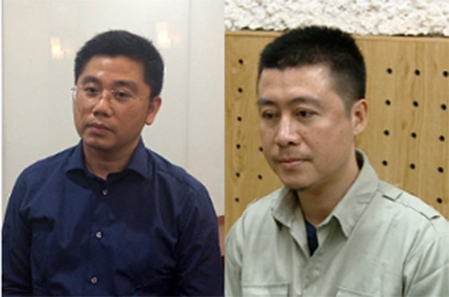 Hai bị can Nguyễn Văn Dương và Phan Sào Nam. Nguồn: Dân trí