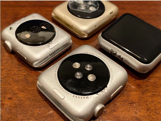 Những nguyên mẫu Apple Watch đời đầu (Ảnh: Zompetti)