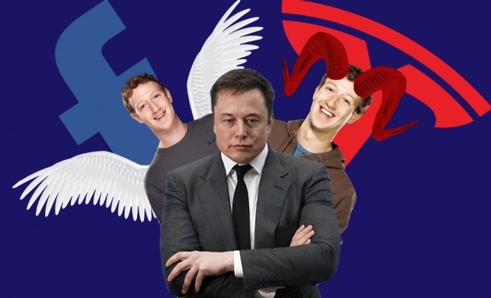 Elon Musk và Facebook đã từng có những lần đụng độ trước đó (Ảnh: Vietnamnet)