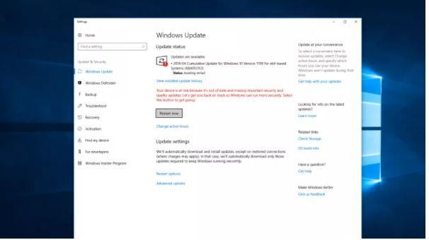 Thường xuyên kiểm tra các bản cập nhật trên Windows 10 (Ảnh: Tech Radar) Thường xuyên kiểm tra các bản cập nhật trên Windows 10 (Ảnh: Tech Radar)