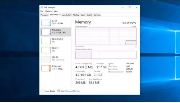 Kiểm tra dung lượng RAM trên máy (Ảnh: Tech Radar) Kiểm tra dung lượng RAM trên máy (Ảnh: Tech Radar)