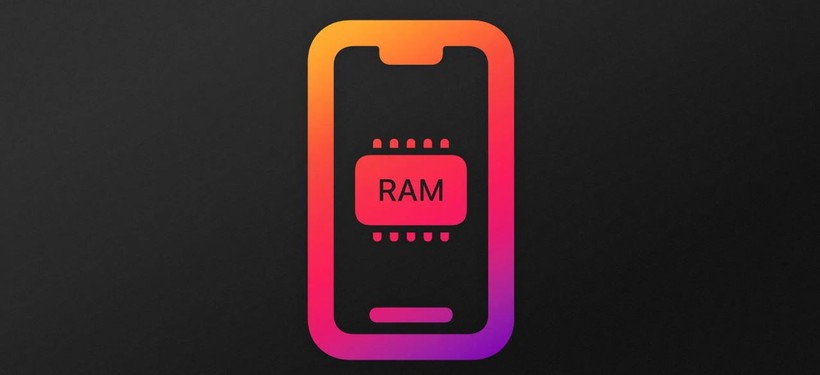Thay đổi về dung lượng RAM trên các mẫu iPhone qua từng thời kỳ (Ảnh; 9to5mac)