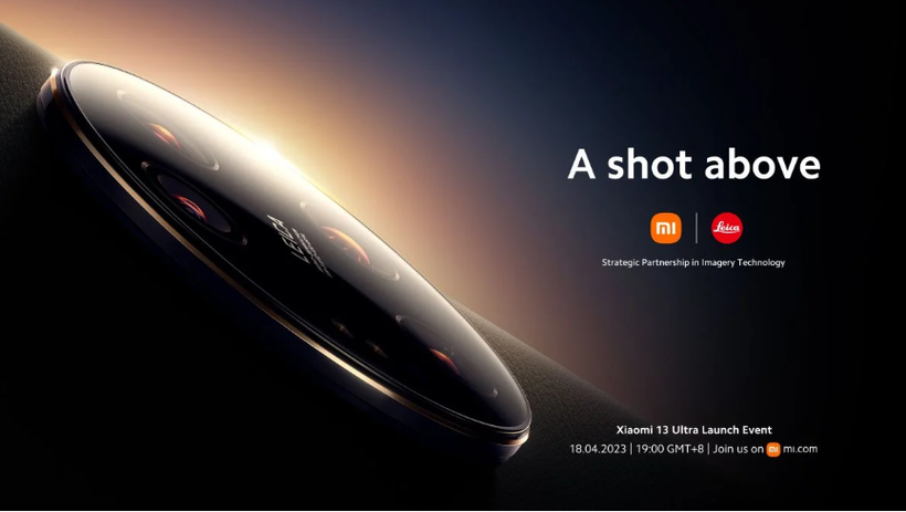 Xiaomi thông báo thời gian diễn ra sự kiện ra mắt Xiaomi 13 Ultra (Ảnh: Gizmochina)