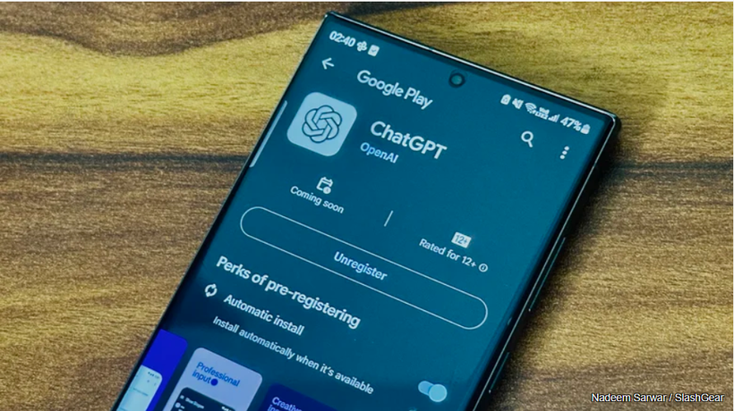 ChatGPT sẽ chính thức có mặt trên hệ điều hành Android (Ảnh: Slash Gear)