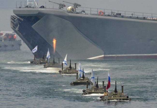 Hải quân Nga diễn tập đổ bộ đường biển