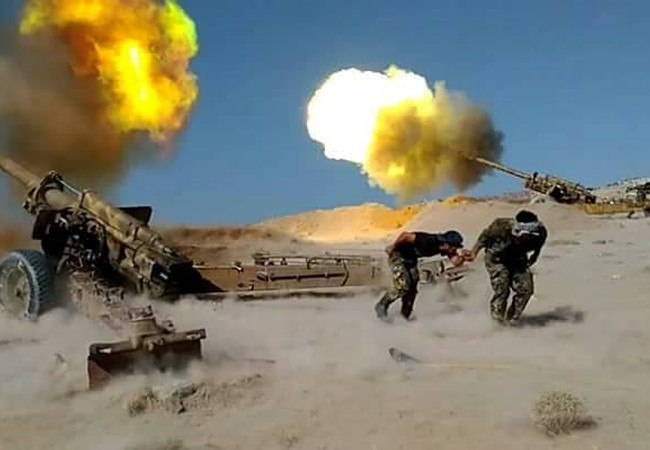 Quân đội Syria chiến đấu tại  Deir ez-Zor (Ảnh minh họa)