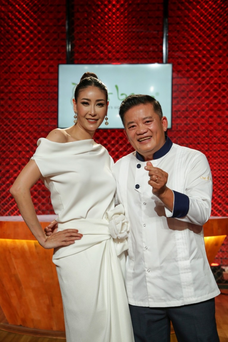 Hoa hậu Hà Kiều Anh và Chef Dương Huy Khải 